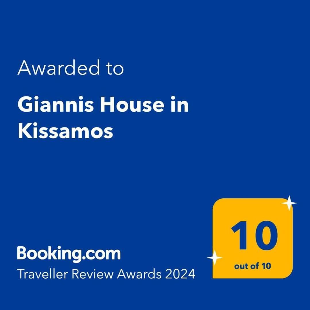 Giannis House In Kissamos Lejlighed Eksteriør billede